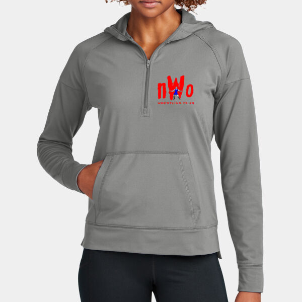 Ladies NWO 1/2 Zip Hoodie Thumbnail